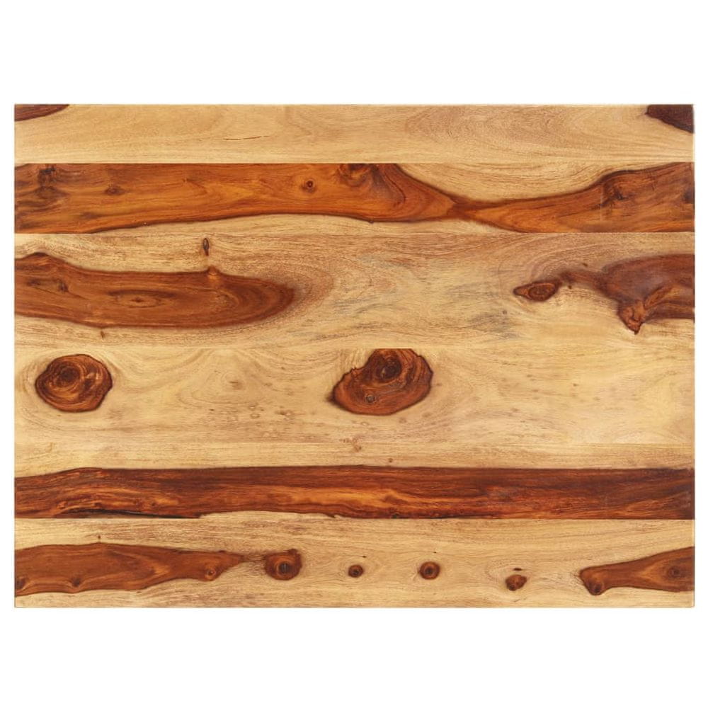 Petromila vidaXL Stolová doska, drevený masív sheesham 15-16 mm, 60x70 cm